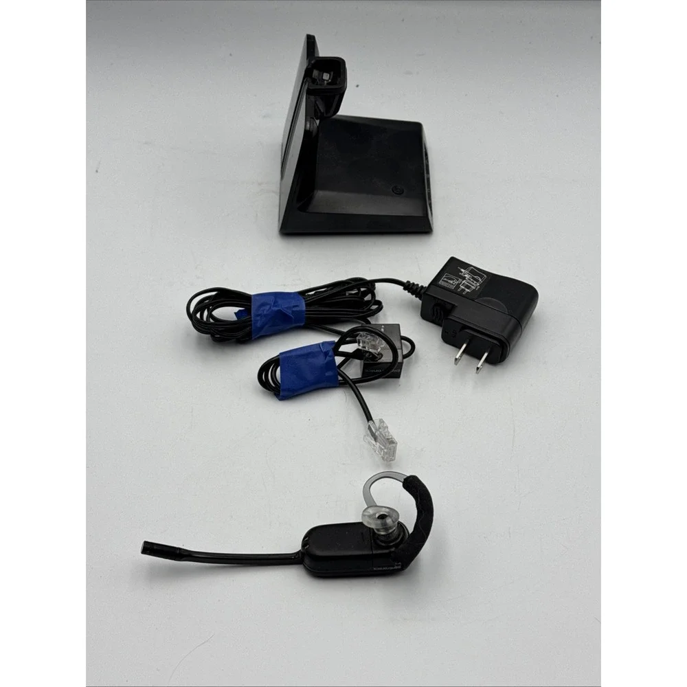 Plantronics CS540 Wireless Phone Headset + C054 Docking Base Station+AC Adapter